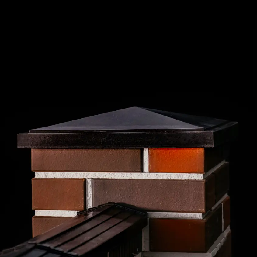 Фото 2 колпак BonaMono Черный, парапеты Bona кирпичного забора