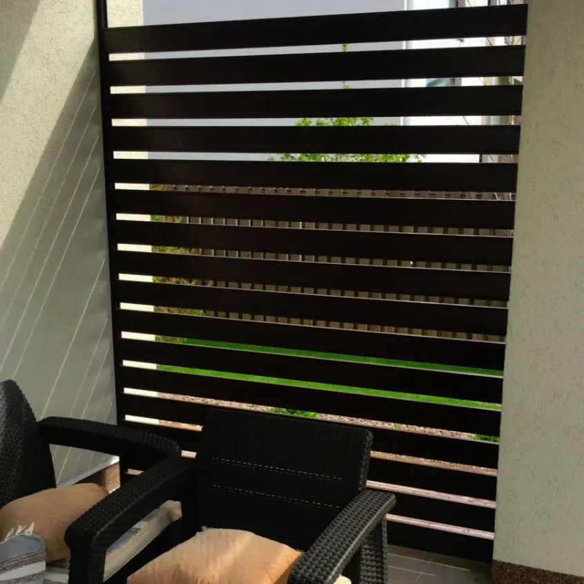 Фото 4 веранда из металлопланкена 8017 Шоколад