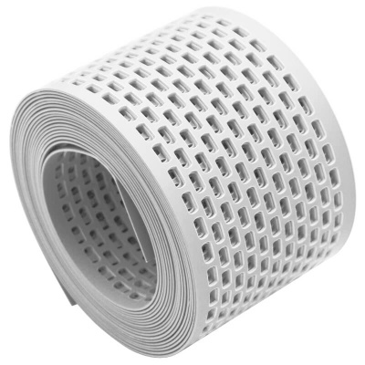 Вентиляционная ПВХ лента карниза БЕЛАЯ