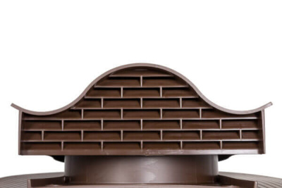 780134 Кровельный вентиль HUOPA -KTV (коричневый) вид сбоку