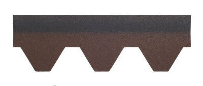 Гибкая черепица Shinglas Классик Кадриль Агат коричневый гонт фото 2