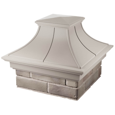 Колпак на столб забора MONBLAN PREMIUM Бежевый 1,5х1,5 кирпича 4